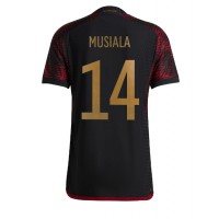Camisa de time de futebol Alemanha Jamal Musiala #14 Replicas 2º Equipamento Mundo 2022 Manga Curta